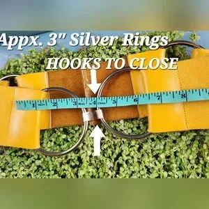 Vintage | Accessories | 8s Mod Silver 3 Ring Hooks 3 Wide  display picture 2